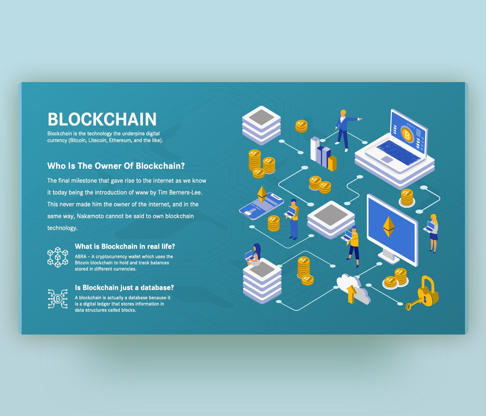 What Is The Blockchain & How Does It Work | Ppt Template Throughout Where Are Powerpoint Templates Stored