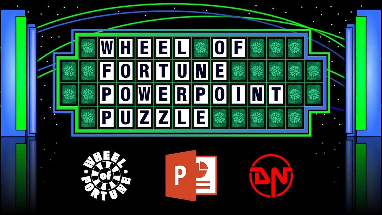 Wheel Of Fortune - Powerpoint Puzzle Throughout Wheel Of Fortune Powerpoint Template