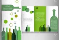 Wine Brochure Design Template Vector for Wine Brochure Template